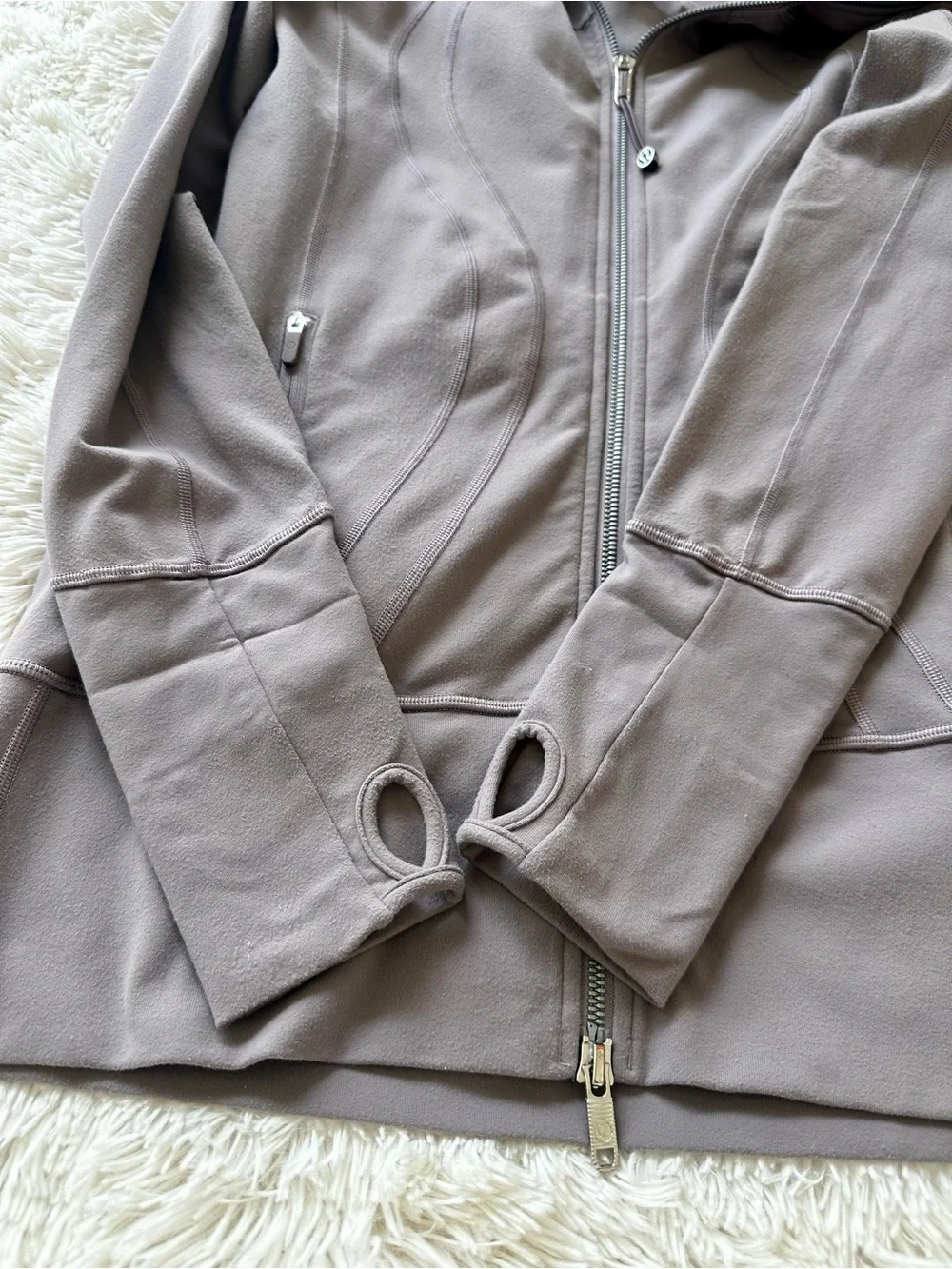 Lululemon In Stride Jacket Violet Verbena Purple Luon Running Jacket Size: 6
